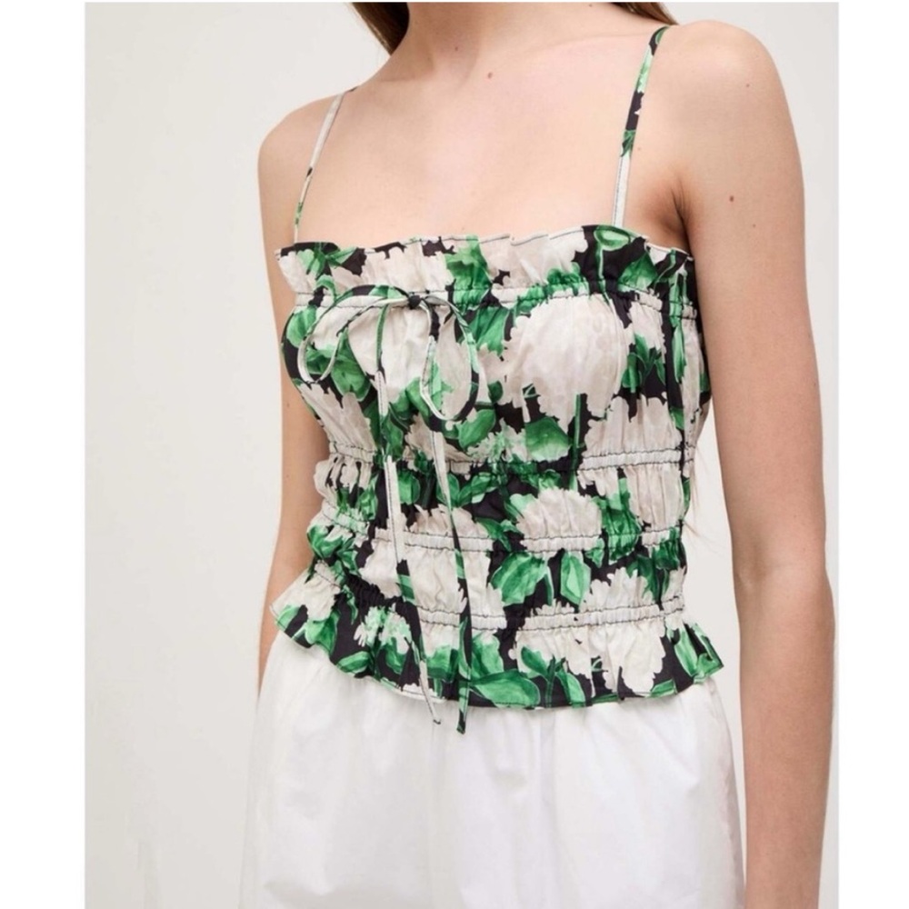 Hill House Scarlett top in Night Bloom